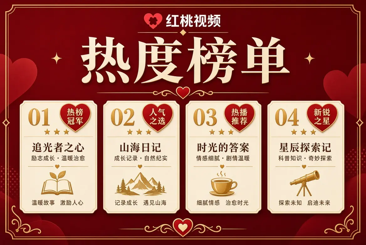 红桃视频热度榜单